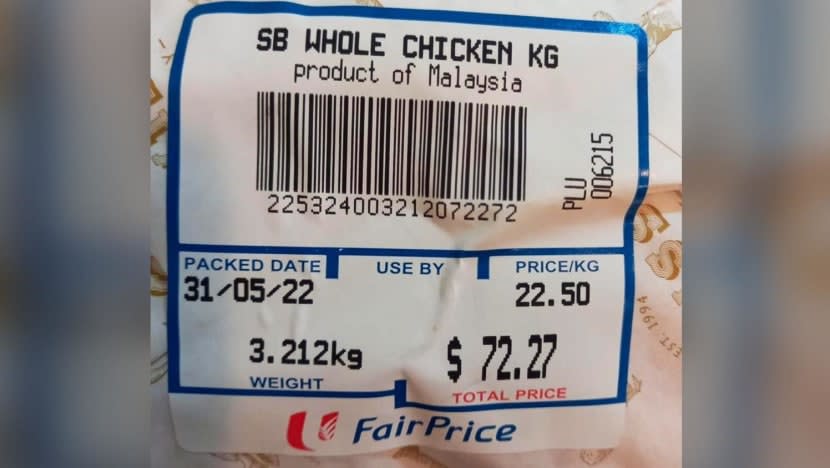 Fairprice perjelas sebab ayam berharga S$72.27, harap 'tangkis sebarang salah faham'