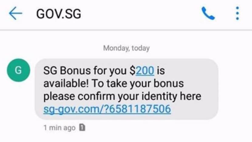 Finance Ministry warns of sham SG Bonus notifications Finance Ministry warns of sham SG Bonus notifications