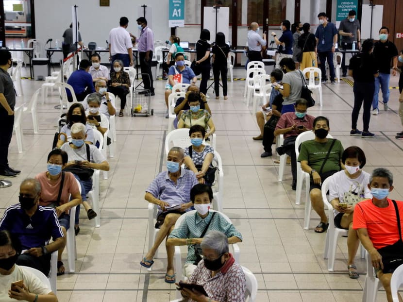 New programme awards S$30 vouchers to those who refer unvaccinated seniors to get Covid-19 shots New programme awards S$30 vouchers to those who refer unvaccinated seniors to get Covid-19 shots
