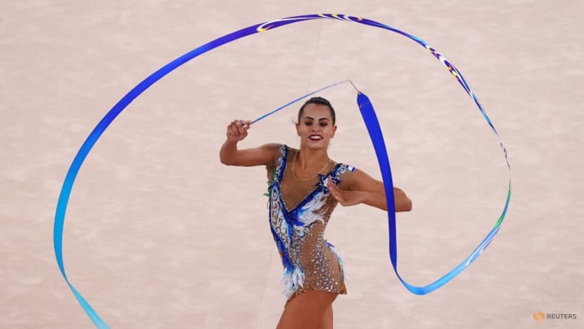 Olympics-Rhythmic Gymnastics-Israel's Ashram claims individual gold, ending Russian dominance Olympics-Rhythmic Gymnastics-Israel's Ashram claims individual gold, ending Russian dominance