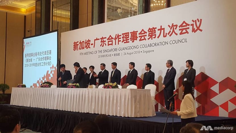 14 Singapore companies sign agreements to collaborate with Guangdong companies