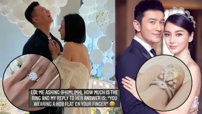 Kim Lim’s Engagement Ring Apparently Costs As Much As An "HDB Flat" & 4 Other Massive Celeb Engagement Rings