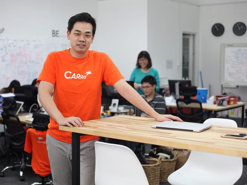 Aaron Tan, 31, one of the five Founders of Carro.sg at Carro Headquarters on Sept 2, 2016. Photo: Damien Teo