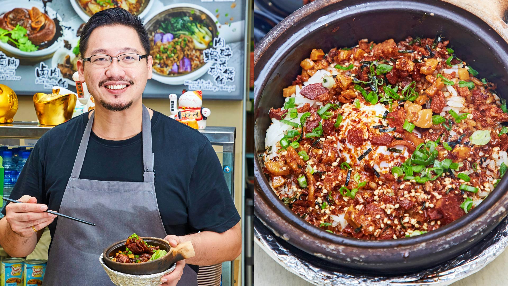 Hawker Behind Famous Mr Lorbak Stall Now Sells Shiok ‘Mod Sin’ Claypot Rice Hawker Behind Famous Mr Lorbak Stall Now Sells Shiok ‘Mod Sin’ Claypot Rice