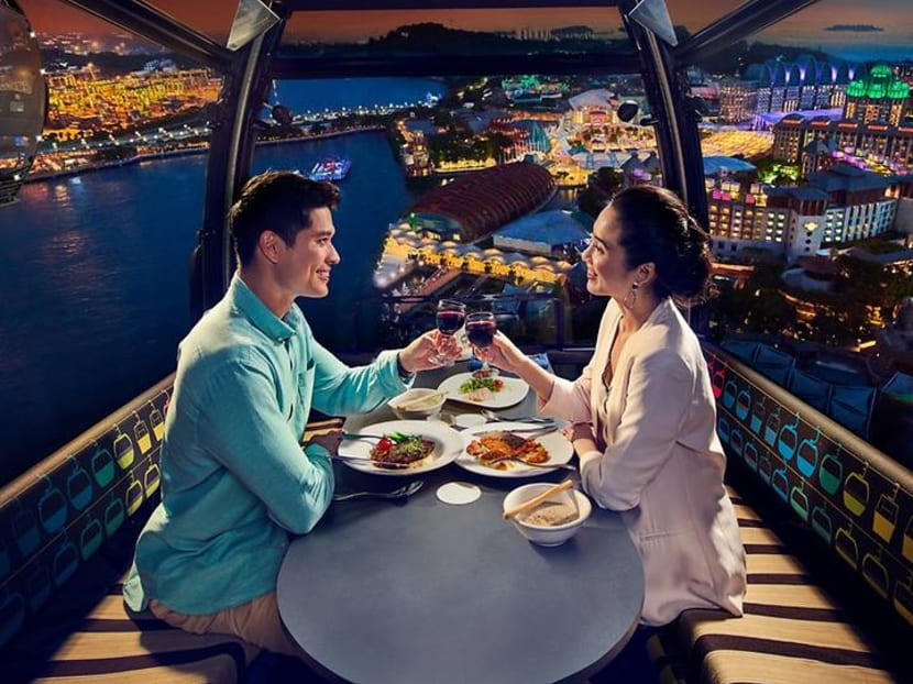 Missed your chance to dine in SIA's A380? You can now do so in a cable car