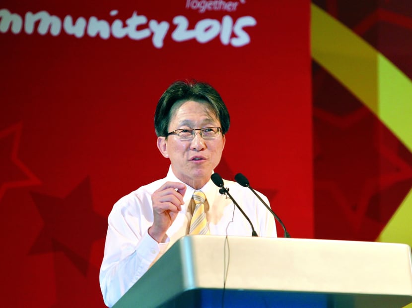 Mr Lim Swee Say at the People's Association awards presentation in 2011. TODAY file photo