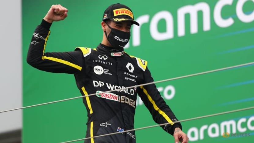 Formula 1: Ricciardo podium means tattoo for the boss and a private 'shoey' Formula 1: Ricciardo podium means tattoo for the boss and a private 'shoey'