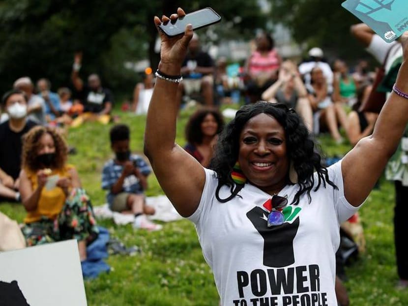 In-person marches, music and reflection as Americans mark Juneteenth