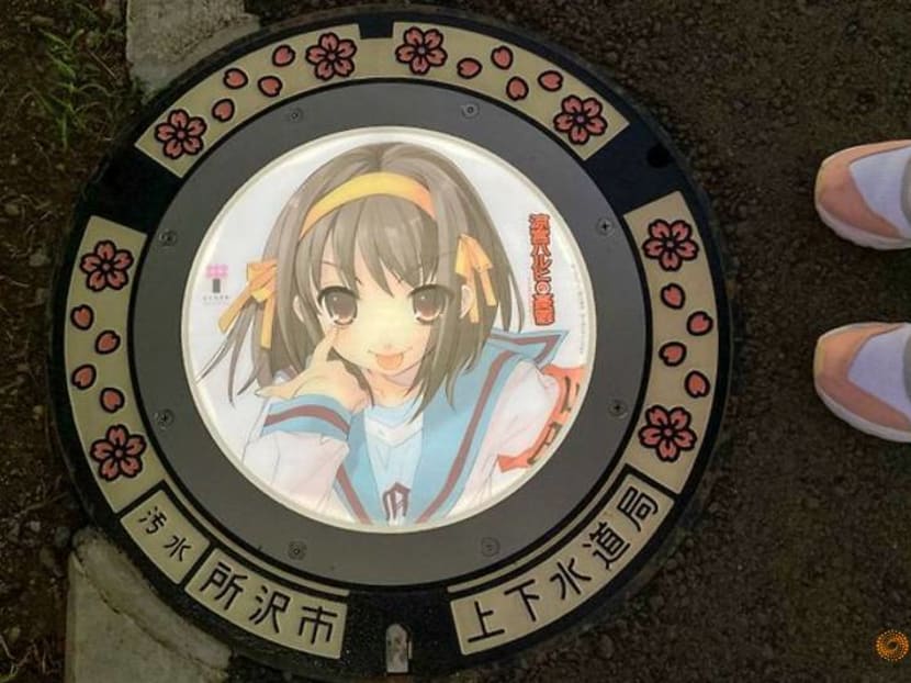 Manholes get glowing anime makeover in Japan's Tokorozawa
