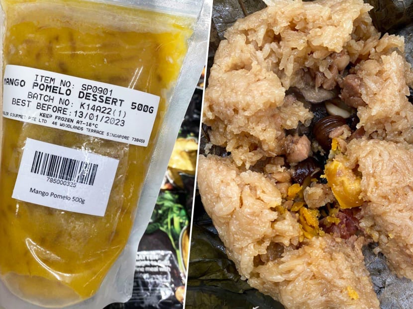 Ikea S’pore Now Sells 8 Treasures Lotus Leaf Rice, Orh Nee & Mango Pomelo Desserts For CNY