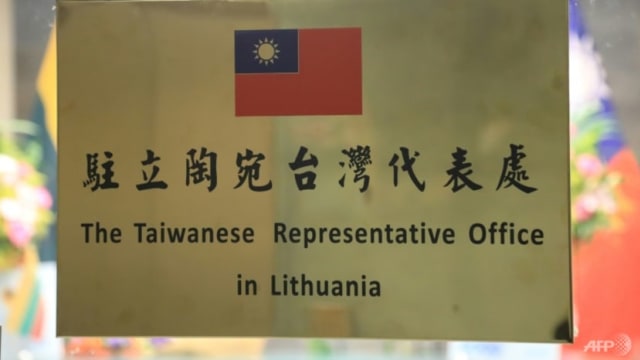 立陶宛承认 容许以“台湾”名义设立代表处是错误