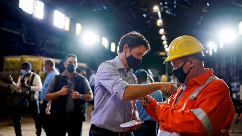 Canada's Trudeau, trailing in polls, goes on attack two weeks before vote Canada's Trudeau, trailing in polls, goes on attack two weeks before vote