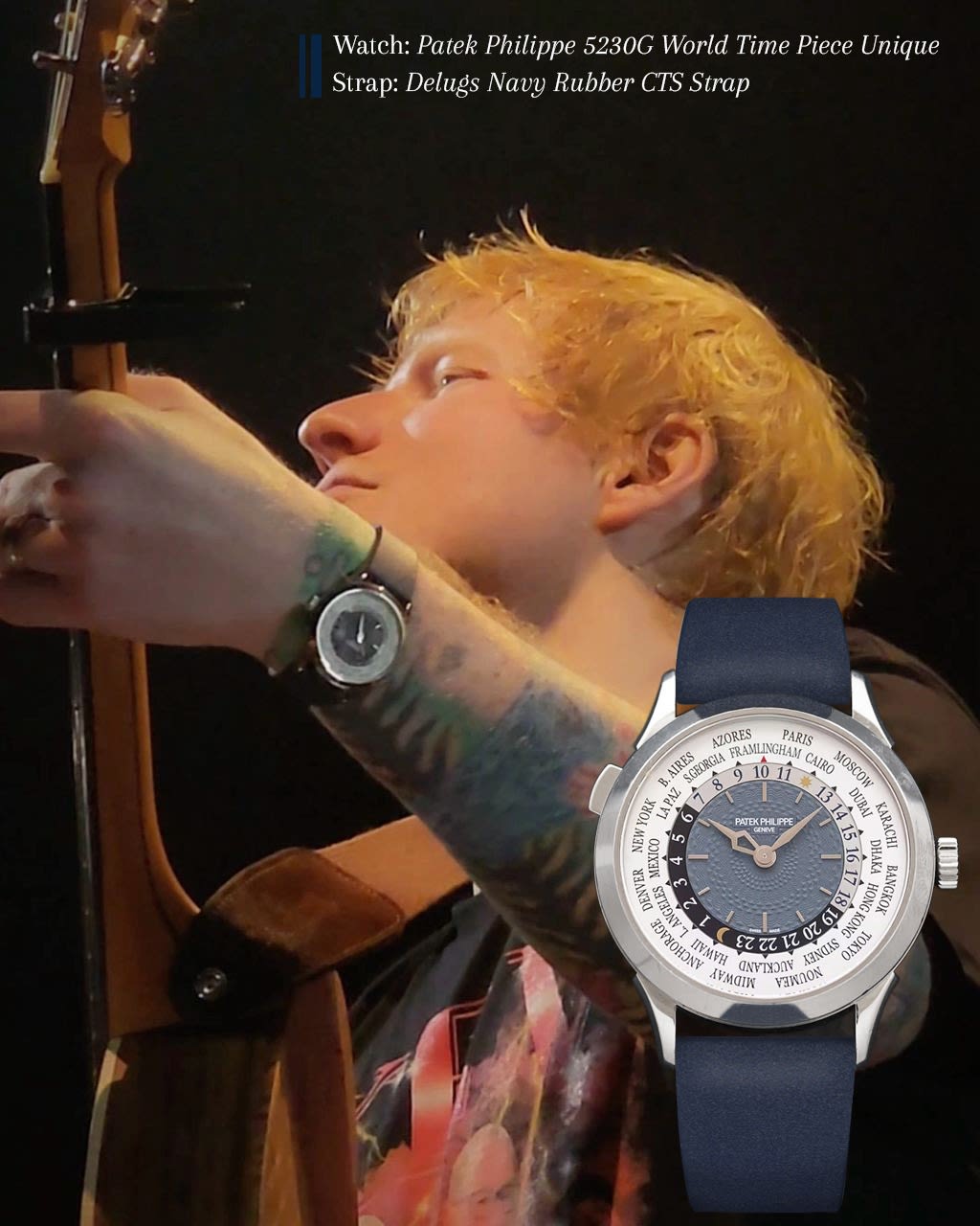 How Delugs watch strap company got Ed Sheeran to wear their straps