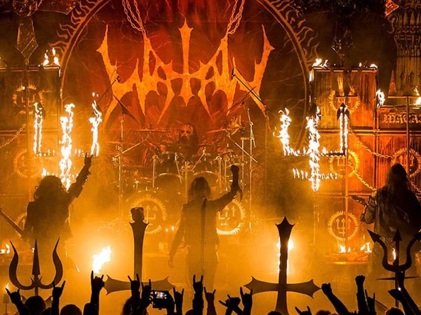 Swedish black metal band Watain's gig in Singapore cancelled due to 'security concerns' Swedish black metal band Watain's gig in Singapore cancelled due to 'security concerns'