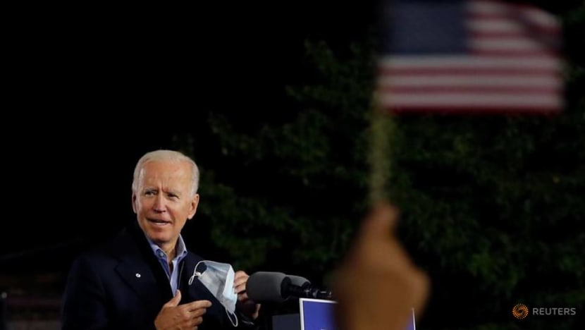 Biden, once mocked by Trump, now the only man on campaign trail