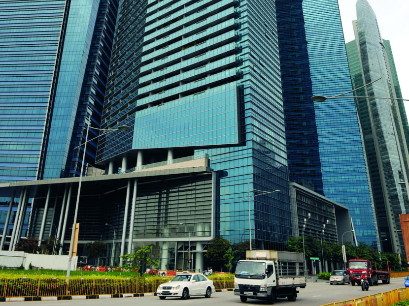 LinkedIn is said to have leased office space at the Marina Bay Financial Centre that Barclays has given up. Photo: Bloomberg