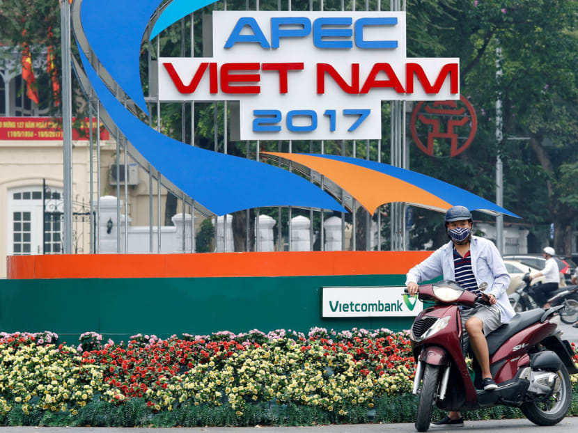 A sign promoting the Apec Summit in Hanoi, Vietnam. United States Trade Representative Robert Lighthizer is due to give more details of Washington’s trade plans at the meeting this month. Photo: REUTERS