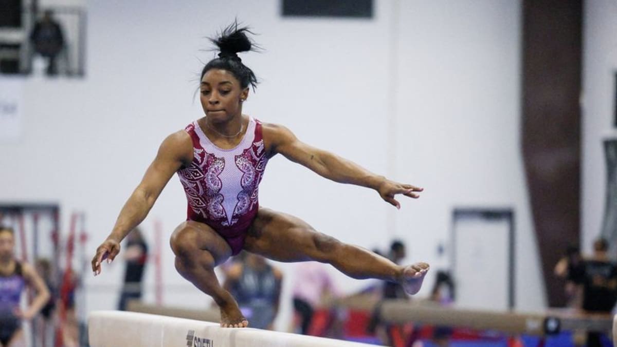 GymnasticsBiles eyes ninth allaround title at US championships CNA