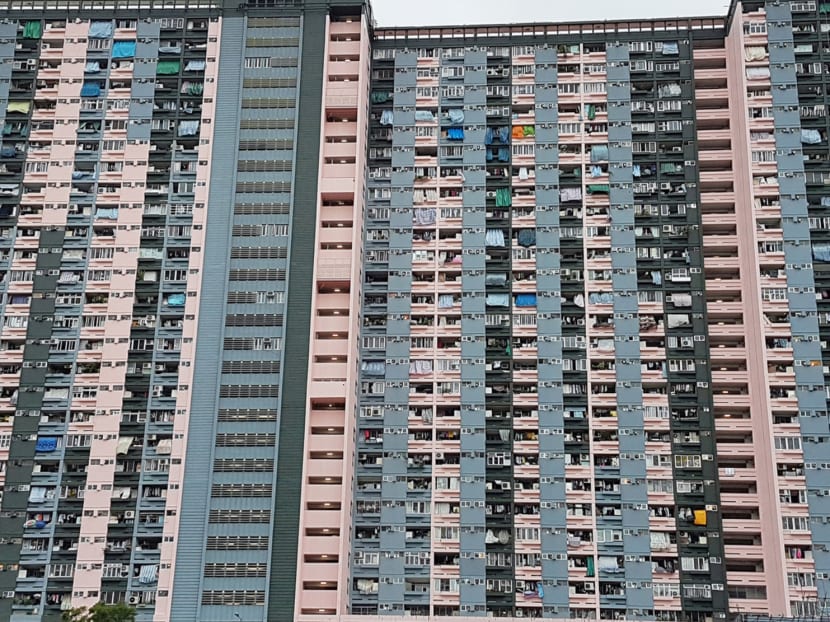 A Hong Kong public housing estate. Property prices in the territory have spiked over the last 20 years, with average home prices hitting about S$1,940 per sq ft — too costly for most people. Photo: Albert Wai