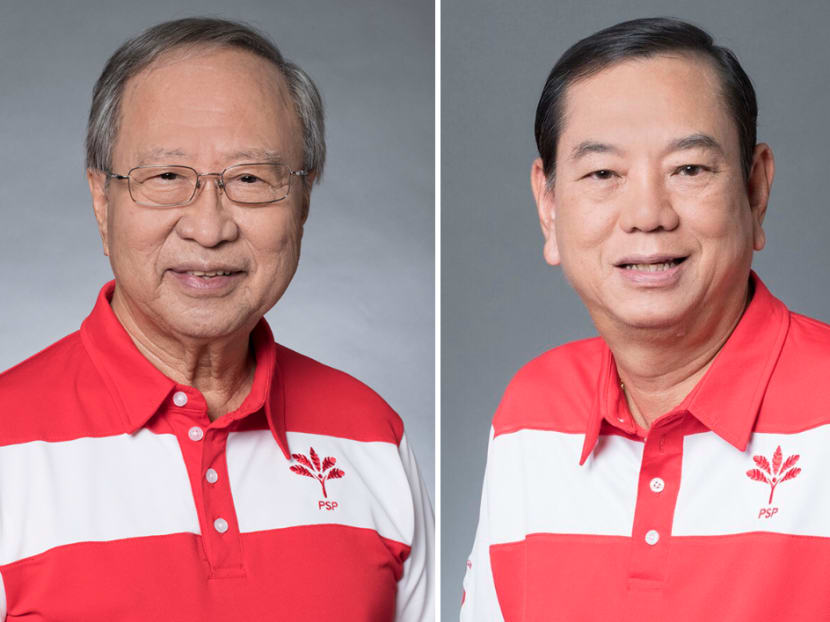 Dr Tan Cheng Bock (left) has been appointed chairman of the Progress Singapore Party as he handed over the post of secretary-general to Mr Francis Yuen (right).