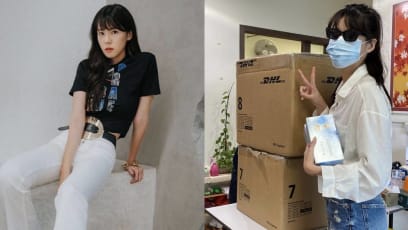 Carrie Wong And Her Fan Club Just Donated A Hundred Boxes Of Masks To Charity