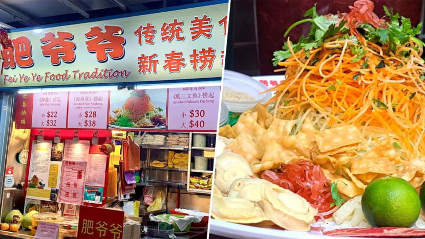 Chinatown Hawker Stall Offers Wallet-Friendly 8-Pax Abalone Yusheng For $50, Open Through CNY