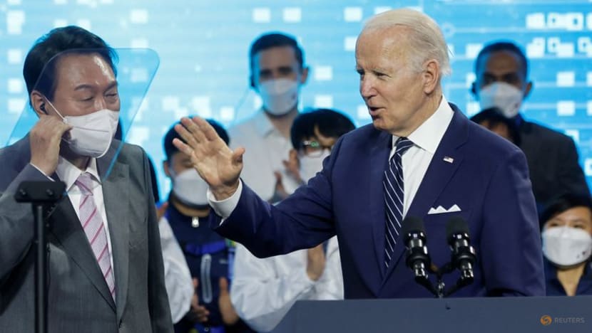 S Korea's Yoon calls for supply chain cooperation as Biden visits Samsung chip plant S Korea's Yoon calls for supply chain cooperation as Biden visits Samsung chip plant