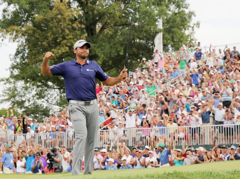 In the race to No 1, Jason Day remains world No 3, but now enters the picture with Jordan Spieth and Rory McIlroy for golf supremacy. Photo: Getty Images