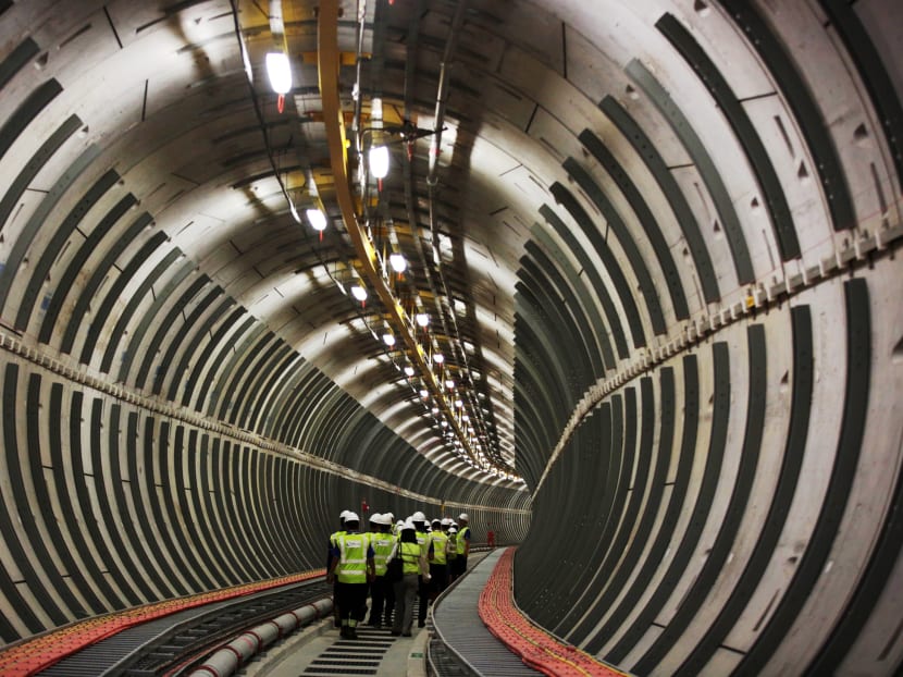 Some of the public construction projects expected to be awarded this year include additional major contracts for infrastructure projects like national water agency PUB’s deep tunnel sewerage system. TODAY file photo.
