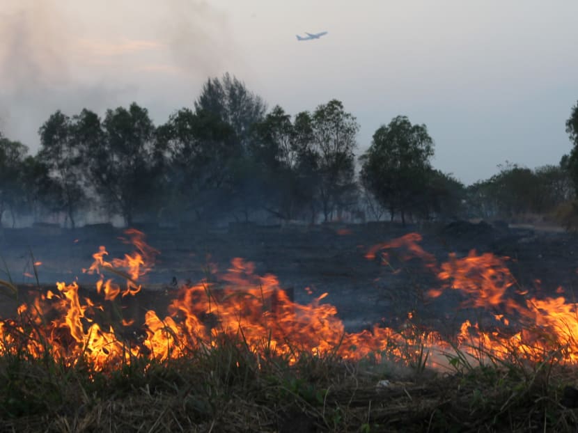 Fires break out as dry spell continues