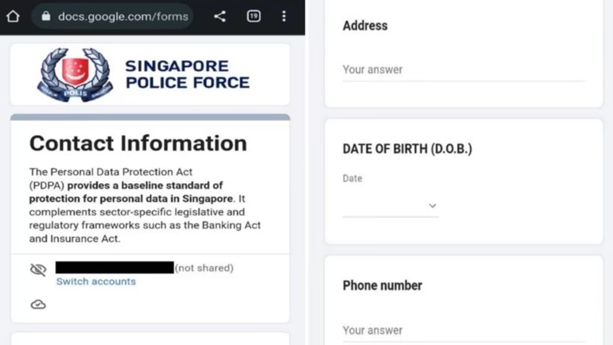 Penipu perdaya mangsa isi borang Google dengan lambang SPF - BERITA
