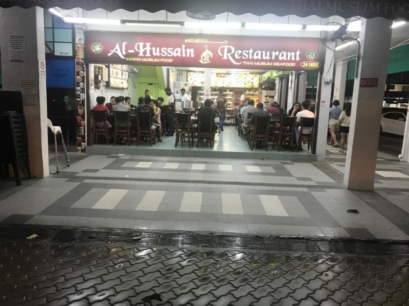 The Al-Hussain Restaurant at Block 822 Tampines Street 81 was visited by Covid-19 cases while they were infectious on Oct 28 and 29 between 11.30pm and 1.45am. The Al-Hussain Restaurant at Block 822 Tampines Street 81 was visited by Covid-19 cases while they were infectious on Oct 28 and 29 between 11.30pm and 1.45am.