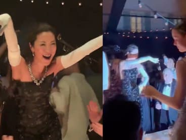Michelle Yeoh, 60, gets her groove on with Brie Larson at the Cannes Film Festival
