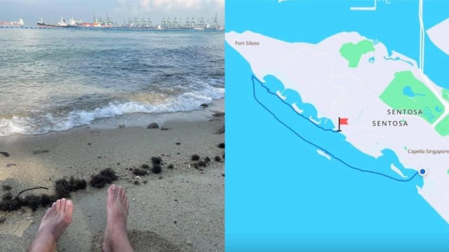 圣淘沙岛南滨游泳 男子卷入洋流险被淹死