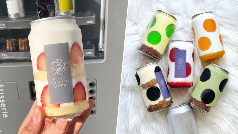 Japan’s Viral Chiffon Cake-In-A-Can Coming To S’pore, Sold From Cute Vending Machine
