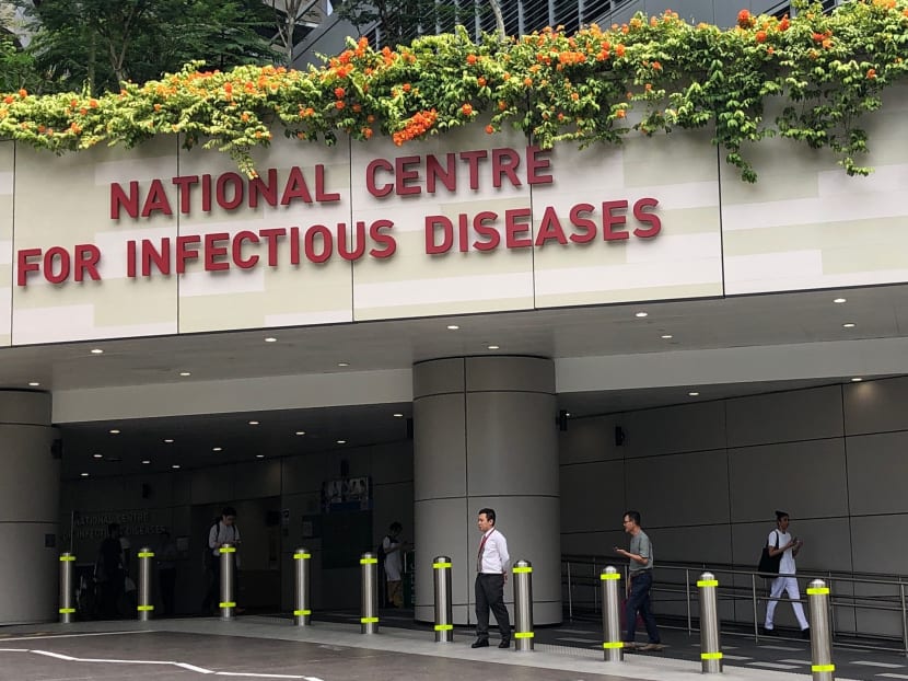 The man was a long-term pass holder, and had been swabbed at the National Centre for Infectious Diseases for Covid-19 on Tuesday.