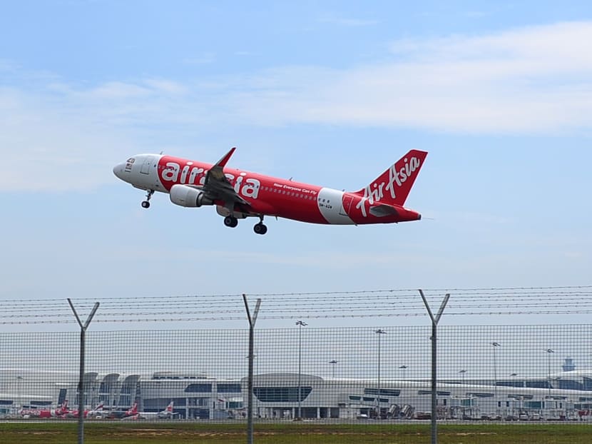 An Air Asia A320-200 plane takes off from Kuala Lumpur International Airport 2 in Sepang, Malaysia. AP file photo