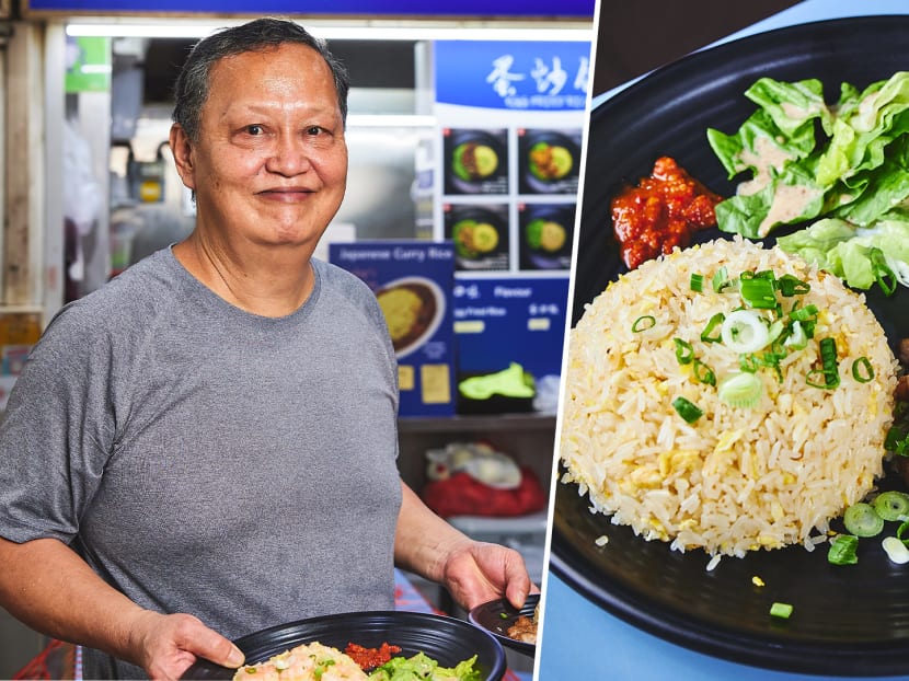 Without FB posts shared by netizens, sales can go below $200 a day, says Egg Fried Rice’s hawker at Amoy St.