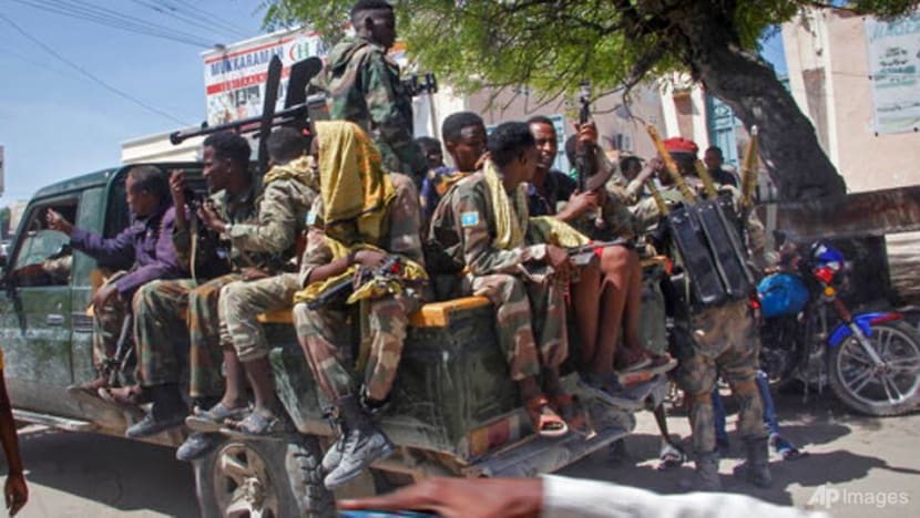 Somali ex-leader says soldiers attacked his home, blames president Somali ex-leader says soldiers attacked his home, blames president