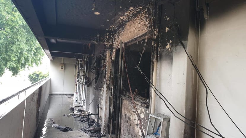 Dozens evacuated after PMD sparks fire in Ang Mo Kio flat