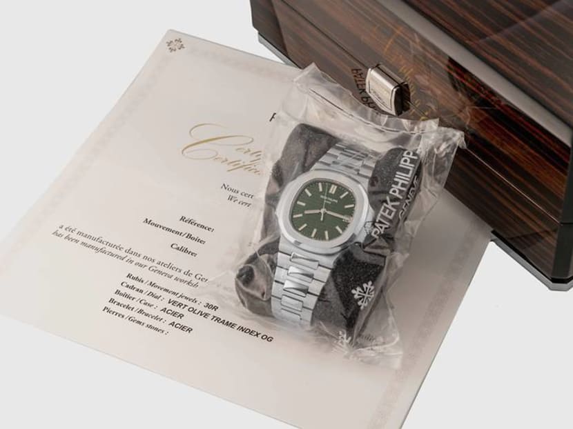 Patek Philippe’s highly sought-after green Nautilus appears at auction