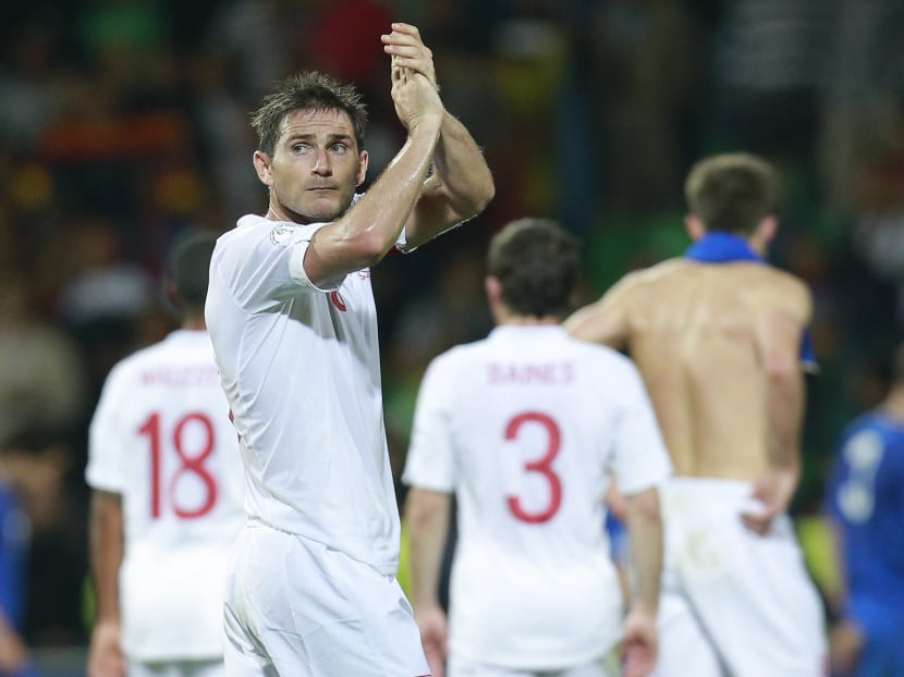 Frank Lampard has retired from England's national team ahead of qualifying for the 2016 European Championship. Photo: AP
