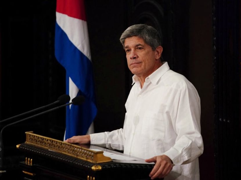 FILE PHOTO: Cuba's Deputy Minister of Foreign Affairs Carlos Fernandez de Cossio speaks during a public hearing against the trade embargo on Cuba by the U.S., at the National Assembly in Havana, Cuba, October 27, 2022. REUTERS/Alexandre Meneghini FILE PHOTO: Cuba's Deputy Minister of Foreign Affairs Carlos Fernandez de Cossio speaks during a public hearing against the trade embargo on Cuba by the U.S., at the National Assembly in Havana, Cuba, October 27, 2022. REUTERS/Alexandre Meneghini