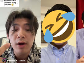 Shawn Thia responds to comment that he looks like Lawrence Wong by looking just like our next prime minister