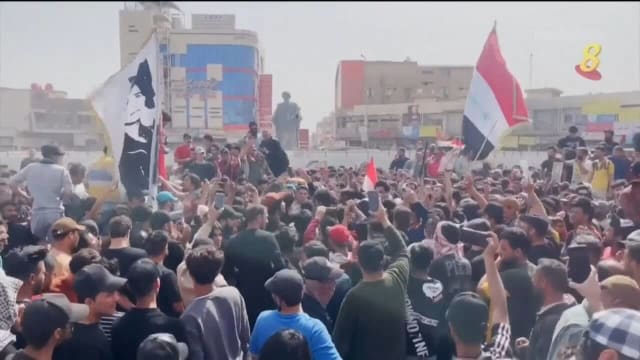 伊拉克民众示威抗议食品价格上涨 要求政府立即采取行动