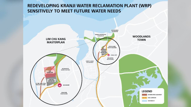 克兰芝水供回收厂和克兰芝新生水厂 确定在毗邻地段重新发展