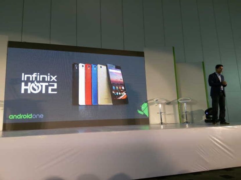 Google introduced the Hot 2 phone yesterday (Aug 18) made by Infinix.  Photo: Infinix Mobile/Facebook