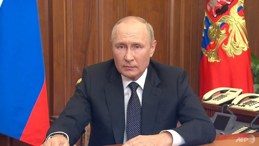 Commentary: With shock mobilisation, a desperate Putin has chosen to escalate Commentary: With shock mobilisation, a desperate Putin has chosen to escalate