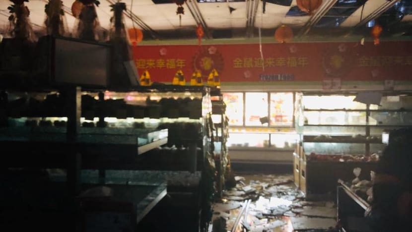 Fire breaks out at Sheng Siong supermarket in Bedok North