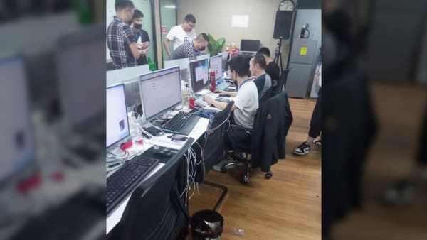 Inside the elaborate set-up of a scam HQ, staffed by people forced
